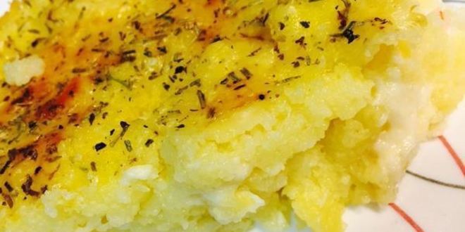 Рецепт поленты с сыром и душистыми травами