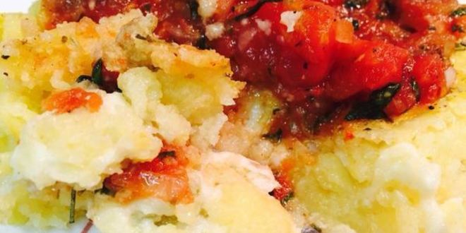 Рецепт поленты с сыром и душистыми травами