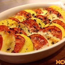 Рецепт Поленты с сыром и помидорами