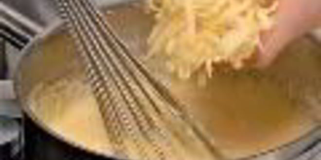 Рецепт поленты с сыром, песто и нутом