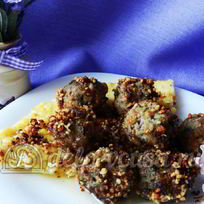 Рецепт Поленты с тефтелями