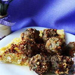 Рецепт Поленты с тефтелями