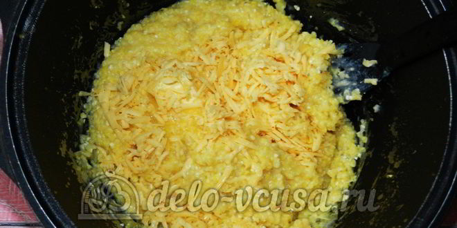 Рецепт поленты с тефтелями