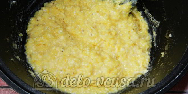 Рецепт поленты с тефтелями