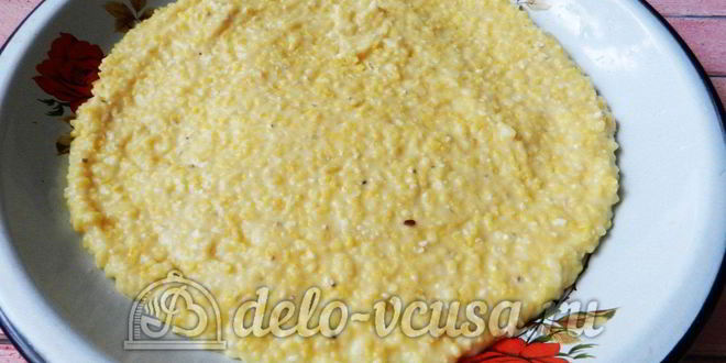 Рецепт поленты с тефтелями