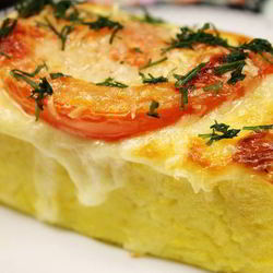 Рецепт Запеченной поленты под пармезаном