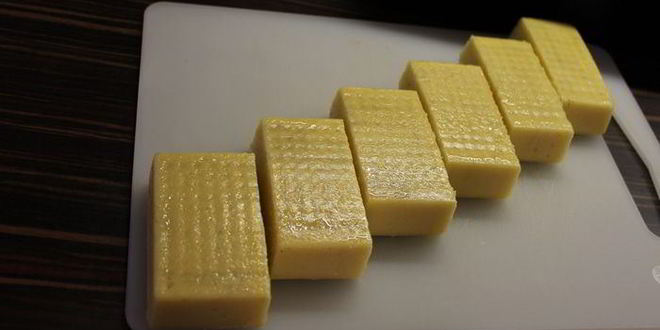 Рецепт запеченной поленты под пармезаном