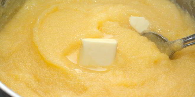 Рецепт запеченной поленты с пармезаном