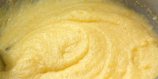 Рецепт запеченной поленты с пармезаном