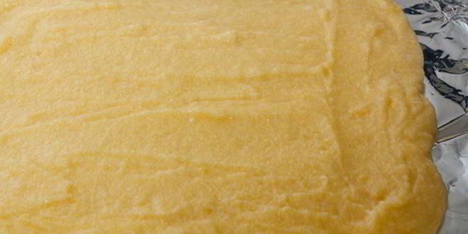 Рецепт запеченной поленты с пармезаном