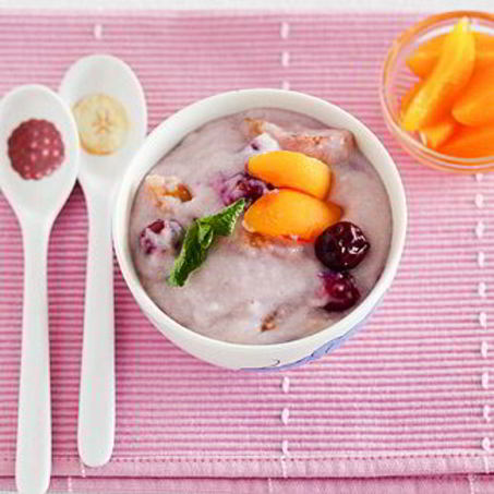 Рецепт Манной каши с фруктами в мультиварке