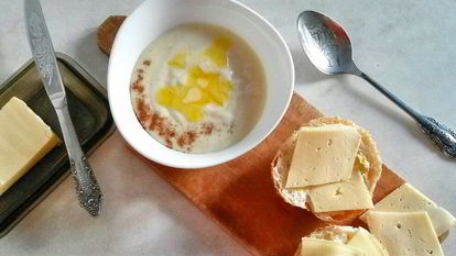 Рецепт Манной каши с корицей