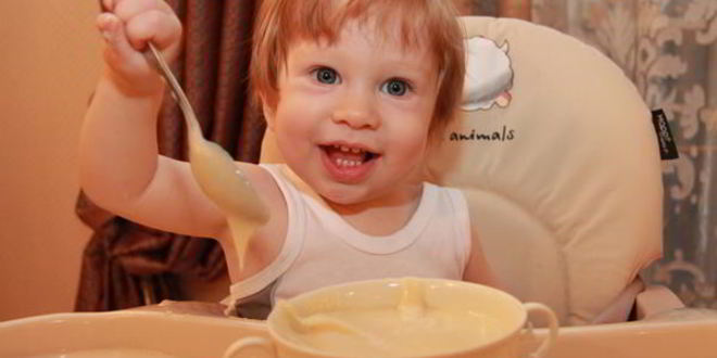 Рецепт манной каши с яблоком