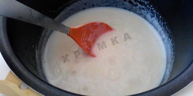 Рецепт манной каши в мультиварке на молоке и воде