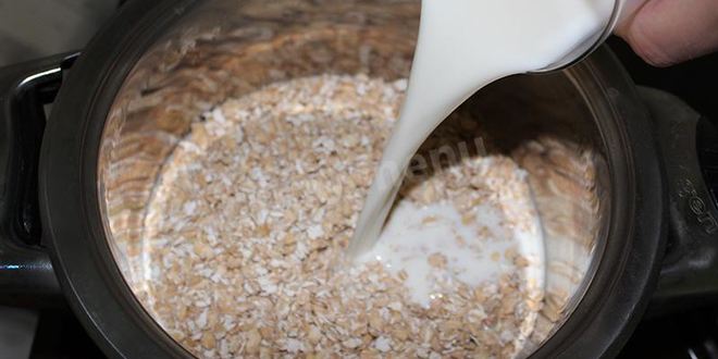 Рецепт овсяной каши с бананом