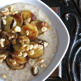 Рецепт Овсяной каши с банановым топпингом