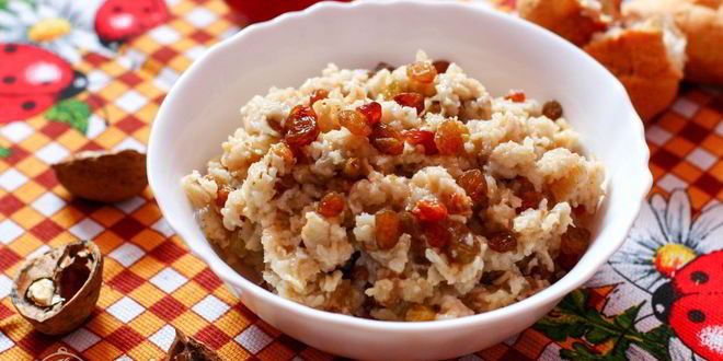 Рецепт овсяной каши с изюмом