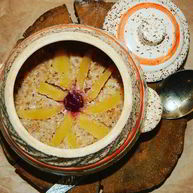 Рецепт Овсяной каши с орехами и яблоками в духовке