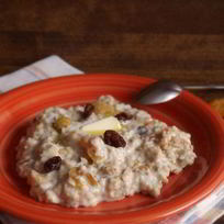 Рецепт Овсяной каши с сухофруктами