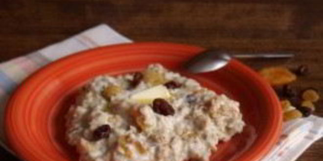 Рецепт овсяной каши с сухофруктами