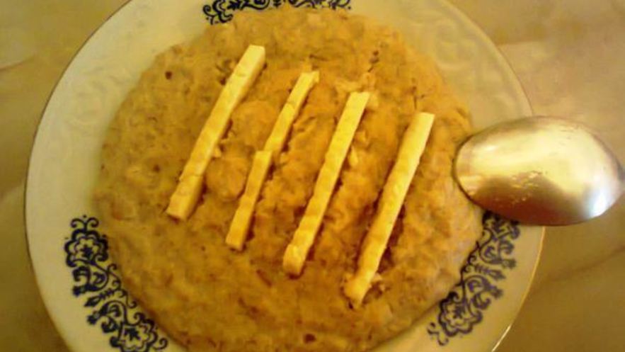 Рецепт овсяной каши с сыром