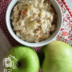 Рецепт Овсяной каши с жареными яблоками