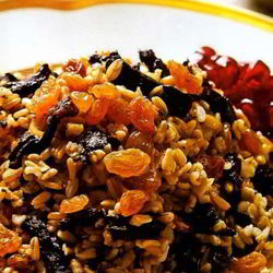 Рецепт Овсянки с черносливом и изюмом