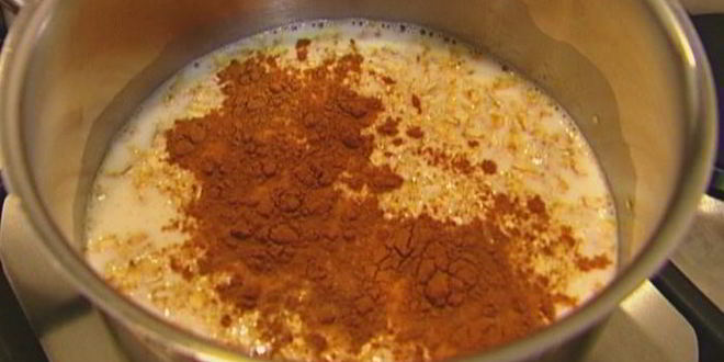 Рецепт овсянки с кленовым сиропом и орехами пекан