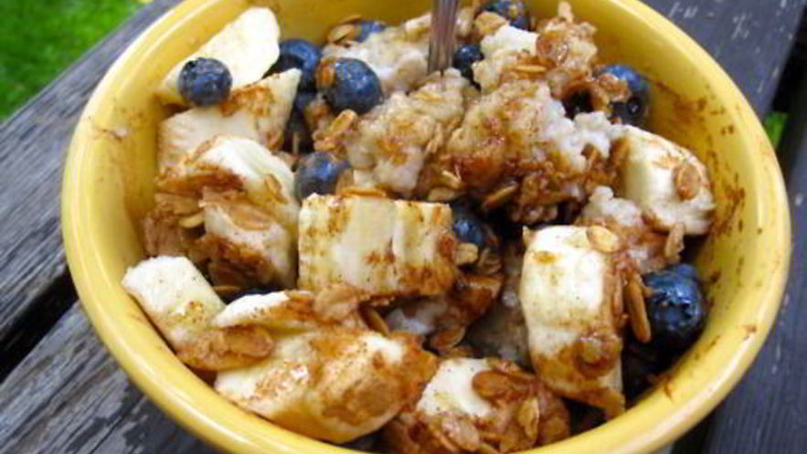 Рецепт овсянки с корицей и бананами