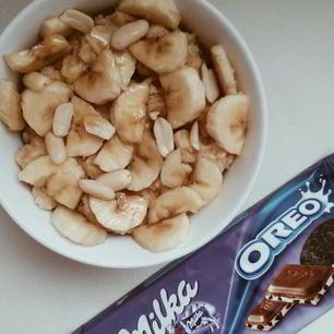 Рецепт Овсянки с медом, корицей и бананом