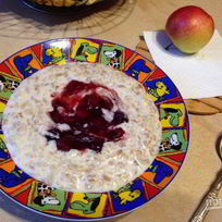 Рецепт Овсянки с вареньем