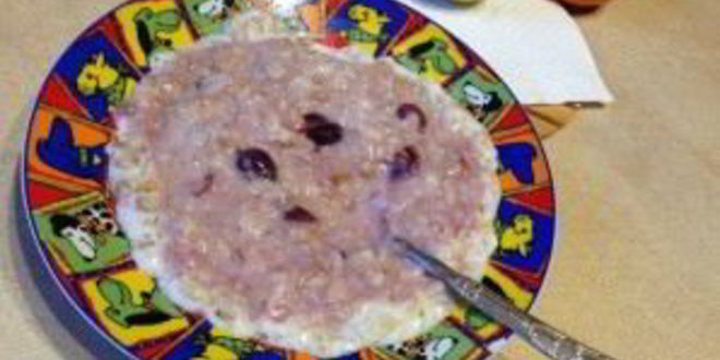 Рецепт овсянки с вареньем