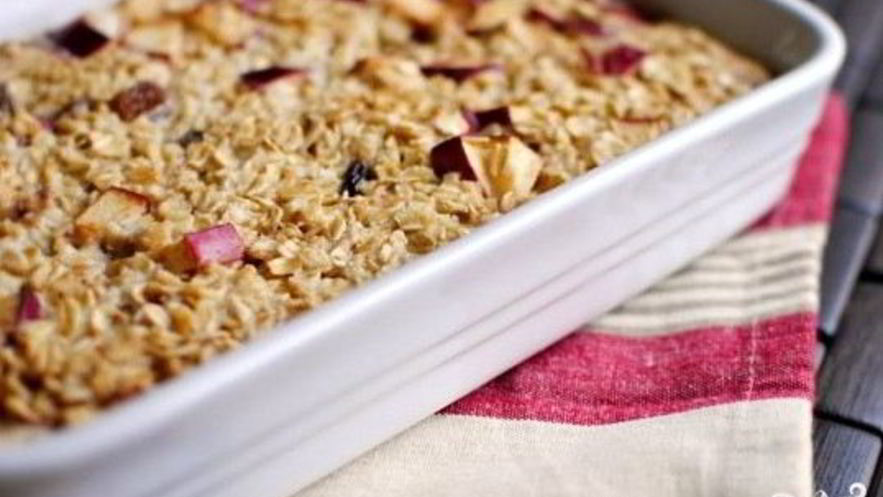 Рецепт овсянки с яблоками