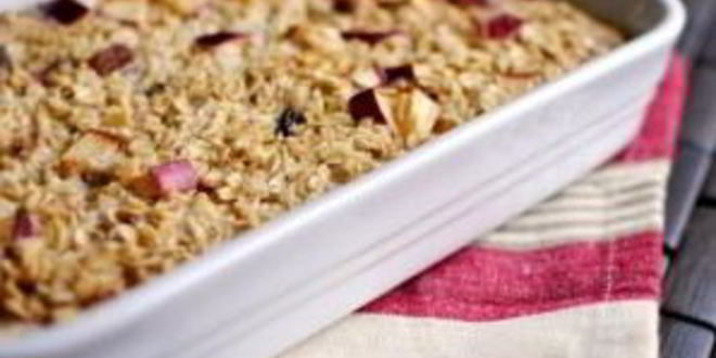 Рецепт овсянки с яблоками