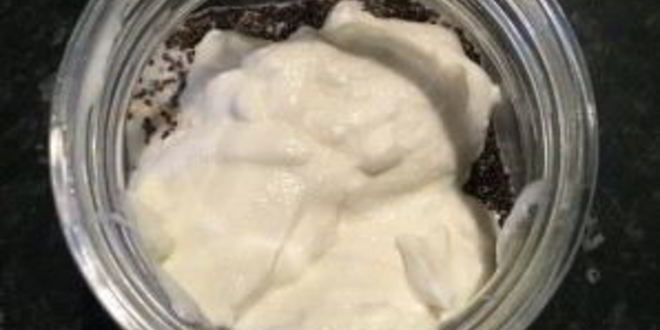 Рецепт овсянки в банке с отрубями и фруктами