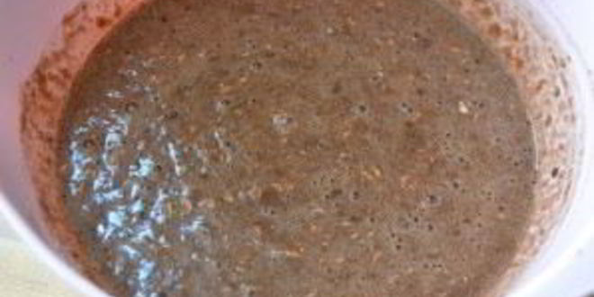 Рецепт шоколадной овсянки с бананом