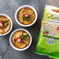 Рецепт Запеченной овсяной каши с яблоками и орехами