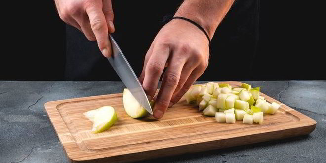 Рецепт запеченной овсяной каши с яблоками и орехами