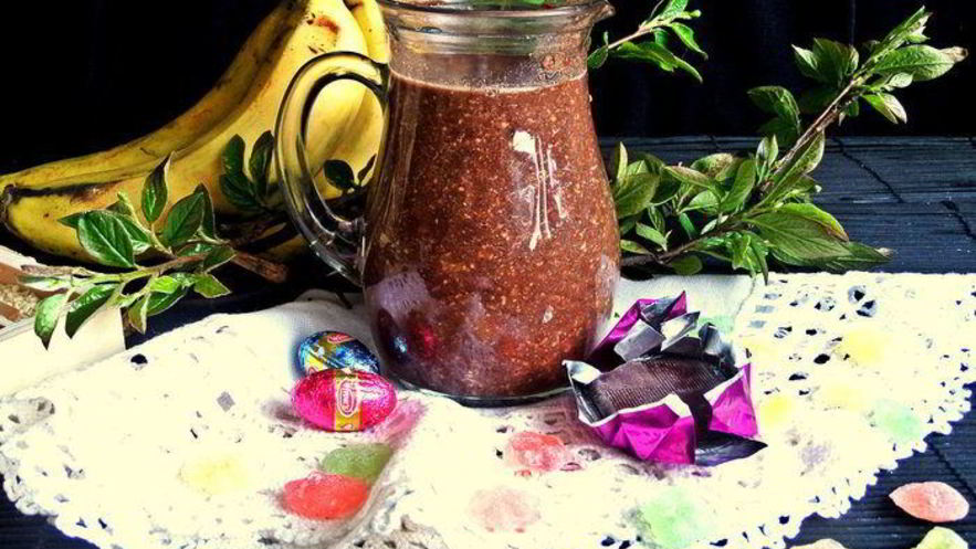 Рецепт завтрака шоколадная овсянка