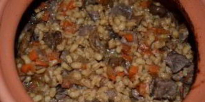 Рецепт каши перловой с говядиной