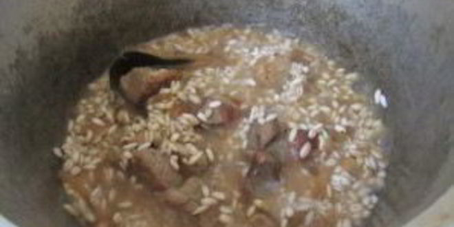 Рецепт каши с мясом на зиму