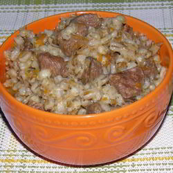 Рецепт Перловой каши с мясом в мультиварке