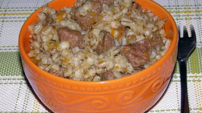 Рецепт Перловой каши с мясом в мультиварке