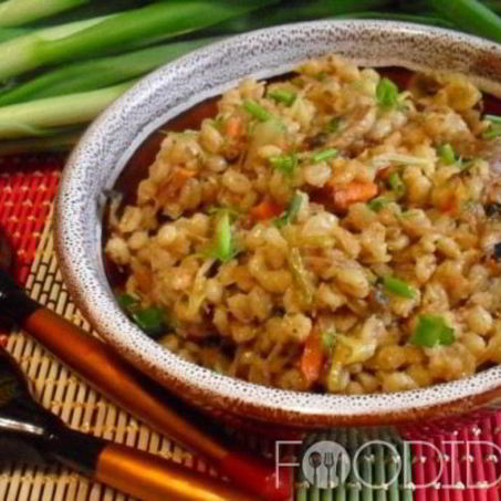 Рецепт Перловой каши с тушенкой