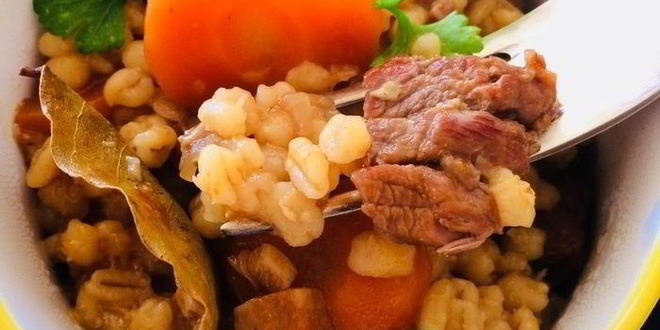 Рецепт перловки с мясом и белыми грибами