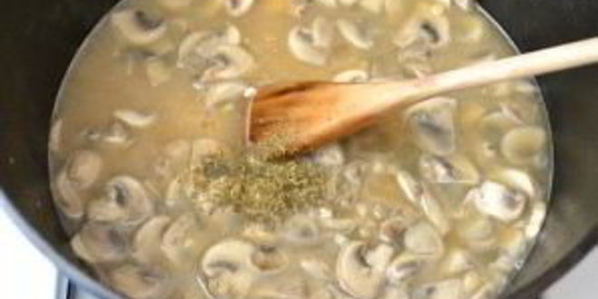 Рецепт перловки с шампиньонами