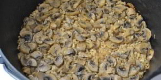 Рецепт перловки с шампиньонами