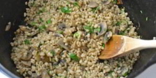 Рецепт перловки с шампиньонами