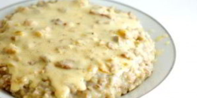 Рецепт перловки с соусом