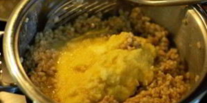 Рецепт перловки с соусом